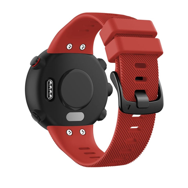 Sejt Garmin Forerunner 45S Silikone Rem - Rød#serie_4