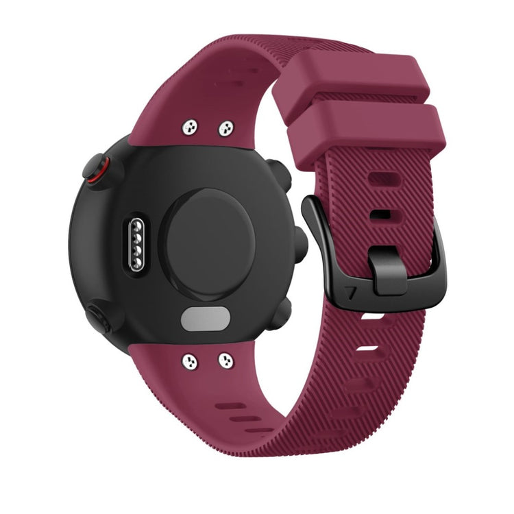 Sejt Garmin Forerunner 45S Silikone Rem - Rød#serie_5