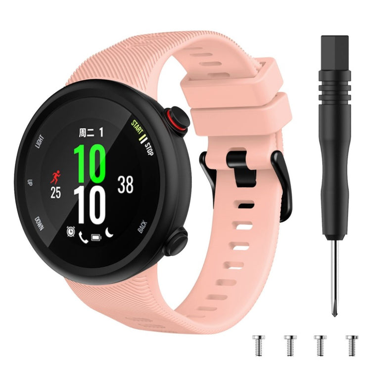 Sejt Garmin Forerunner 45S Silikone Rem - Pink#serie_6