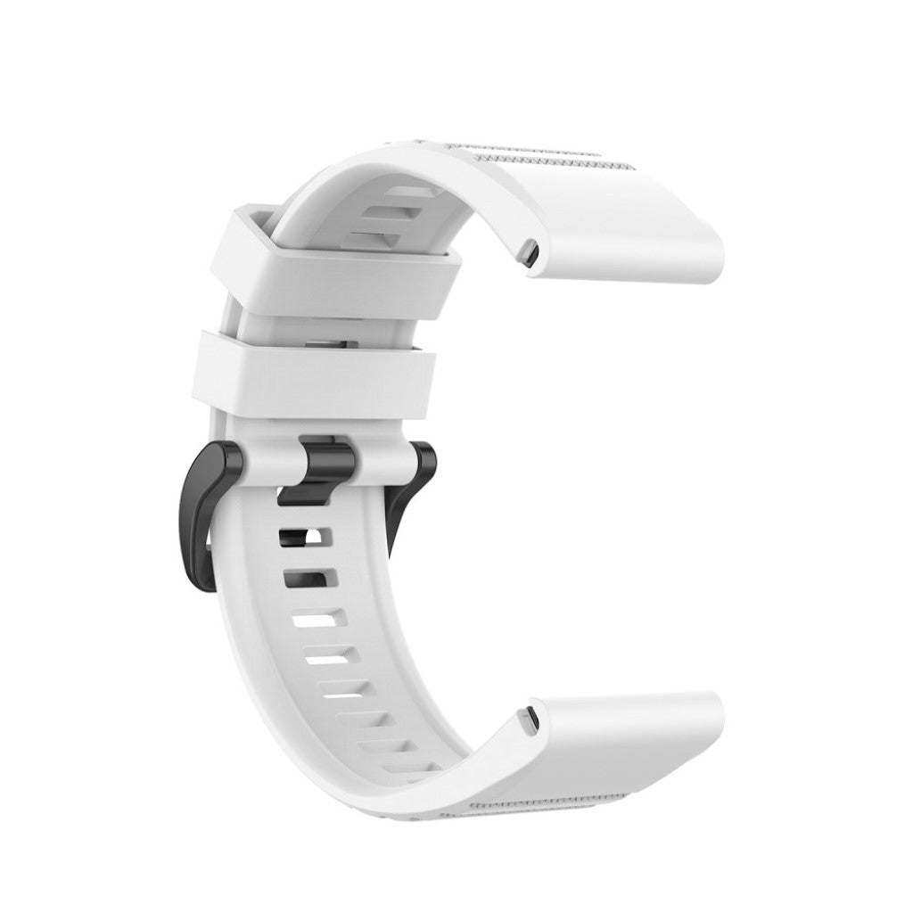 Helt vildt cool Garmin Fenix 6X Silikone Rem - Hvid#serie_2