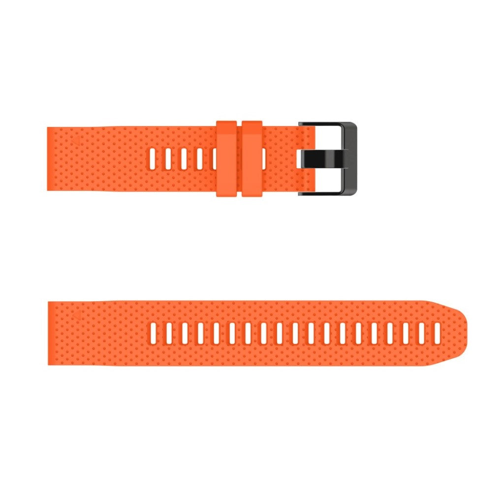 Helt vildt komfortabel Garmin Fenix 6S Silikone Rem - Orange#serie_6