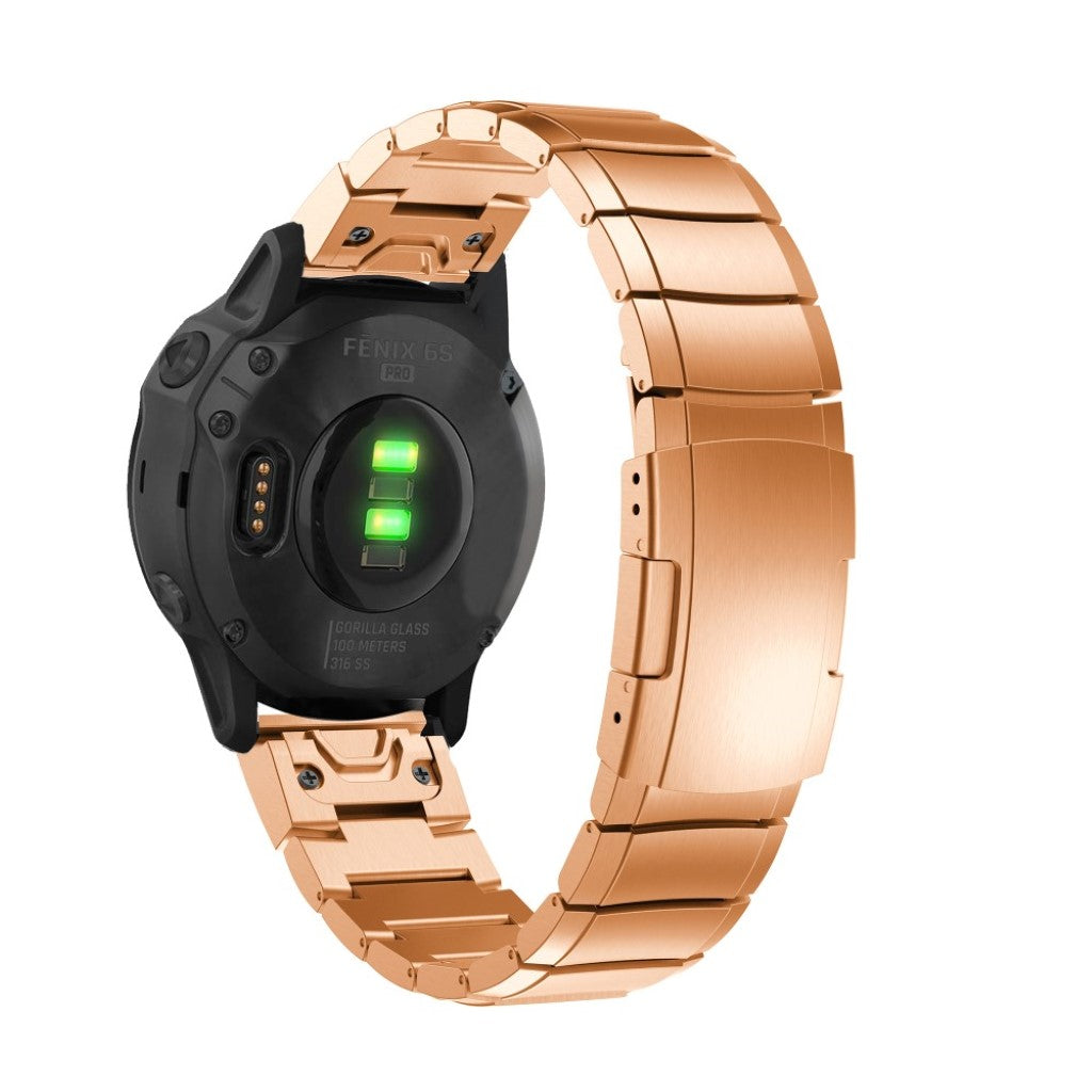 Skøn Garmin Fenix 6S Metal Rem - Pink#serie_2
