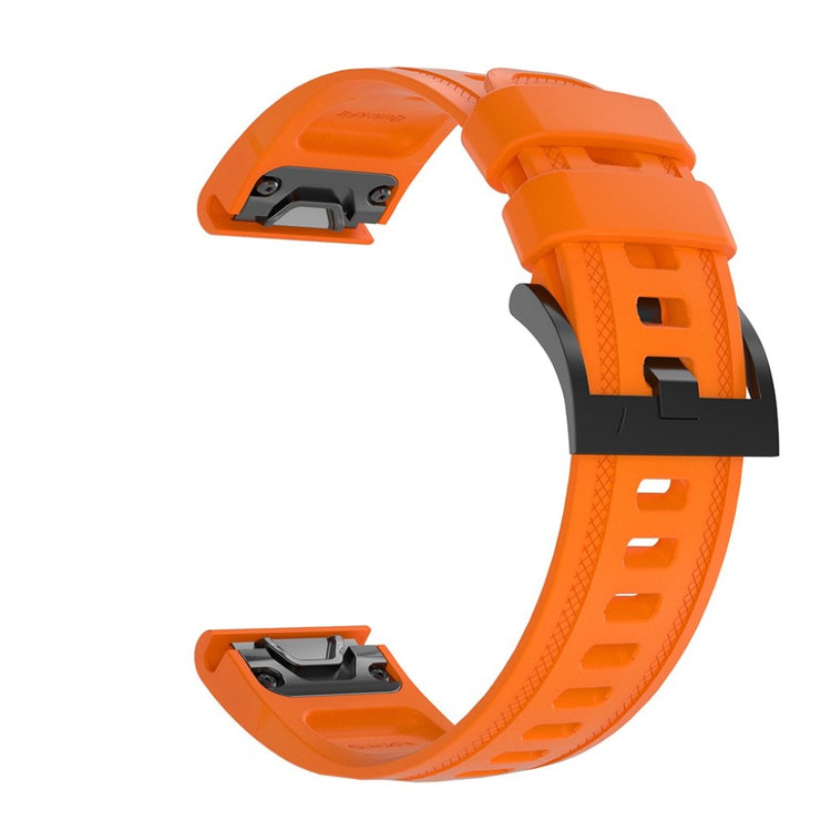 Smuk Garmin Fenix 6S Silikone Rem - Orange#serie_5