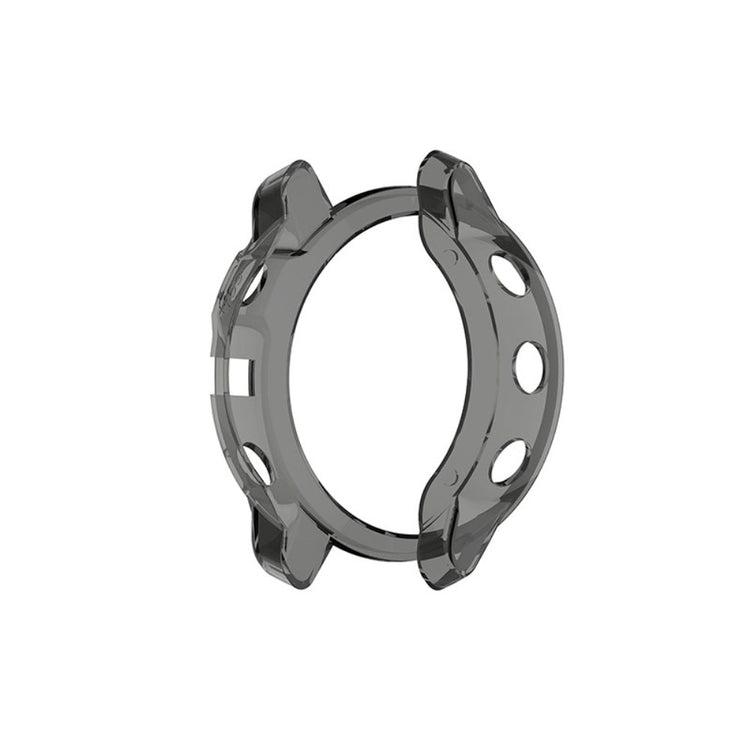 Garmin Fenix 6S / Garmin Fenix 6S Pro Gennemsigtig Silikone Bumper  - Sort#serie_3