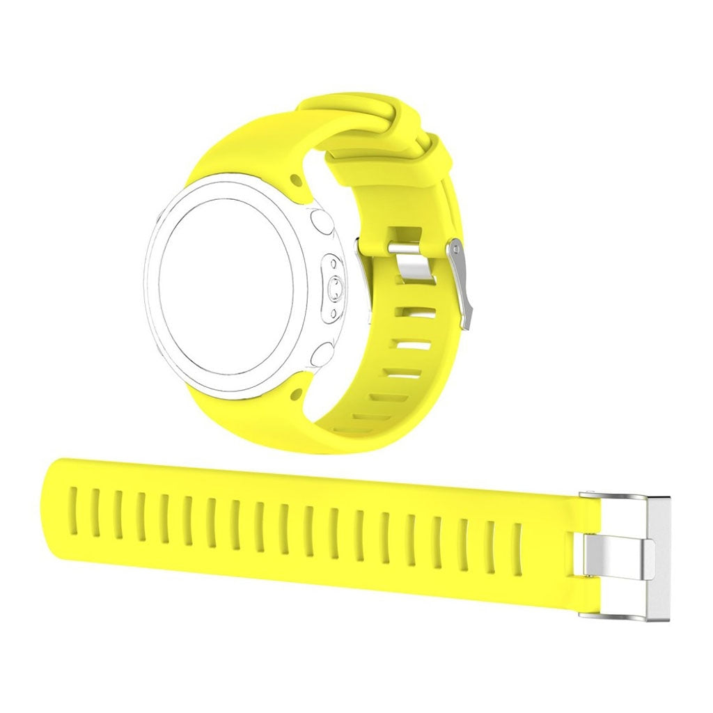 Mega hårdfør Suunto D4i Novo Silikone Rem - Gul#serie_4