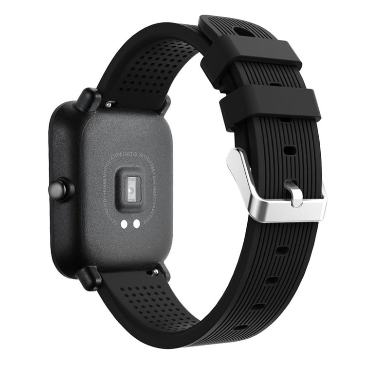 Super cool Amazfit Bip Lite Silikone Rem - Sort#serie_1