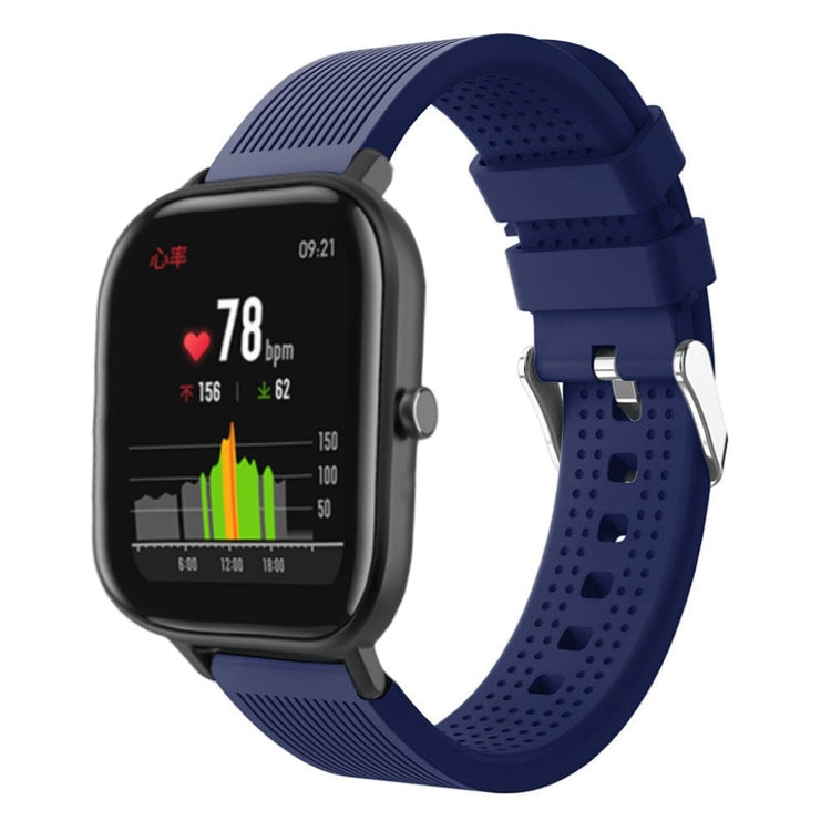 Super cool Amazfit Bip Lite Silikone Rem - Blå#serie_10