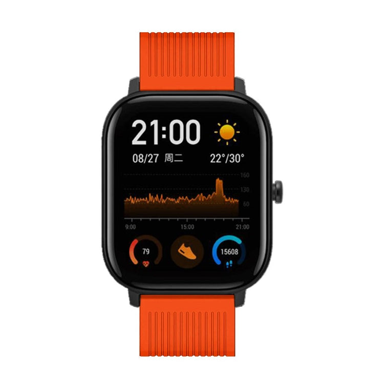 Super cool Amazfit Bip Lite Silikone Rem - Orange#serie_5