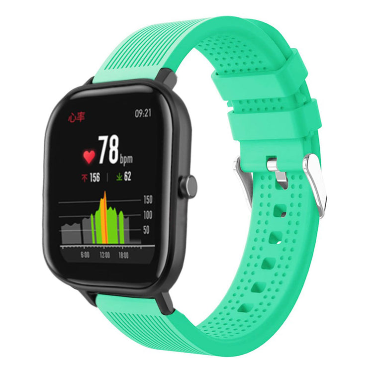 Super cool Amazfit Bip Lite Silikone Rem - Grøn#serie_7