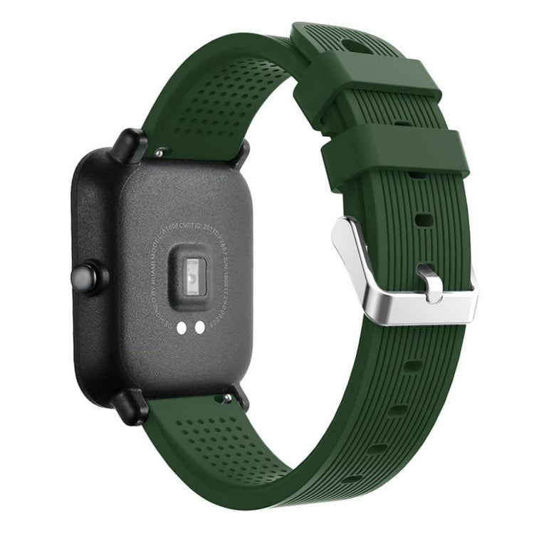 Super cool Amazfit Bip Lite Silikone Rem - Grøn#serie_8