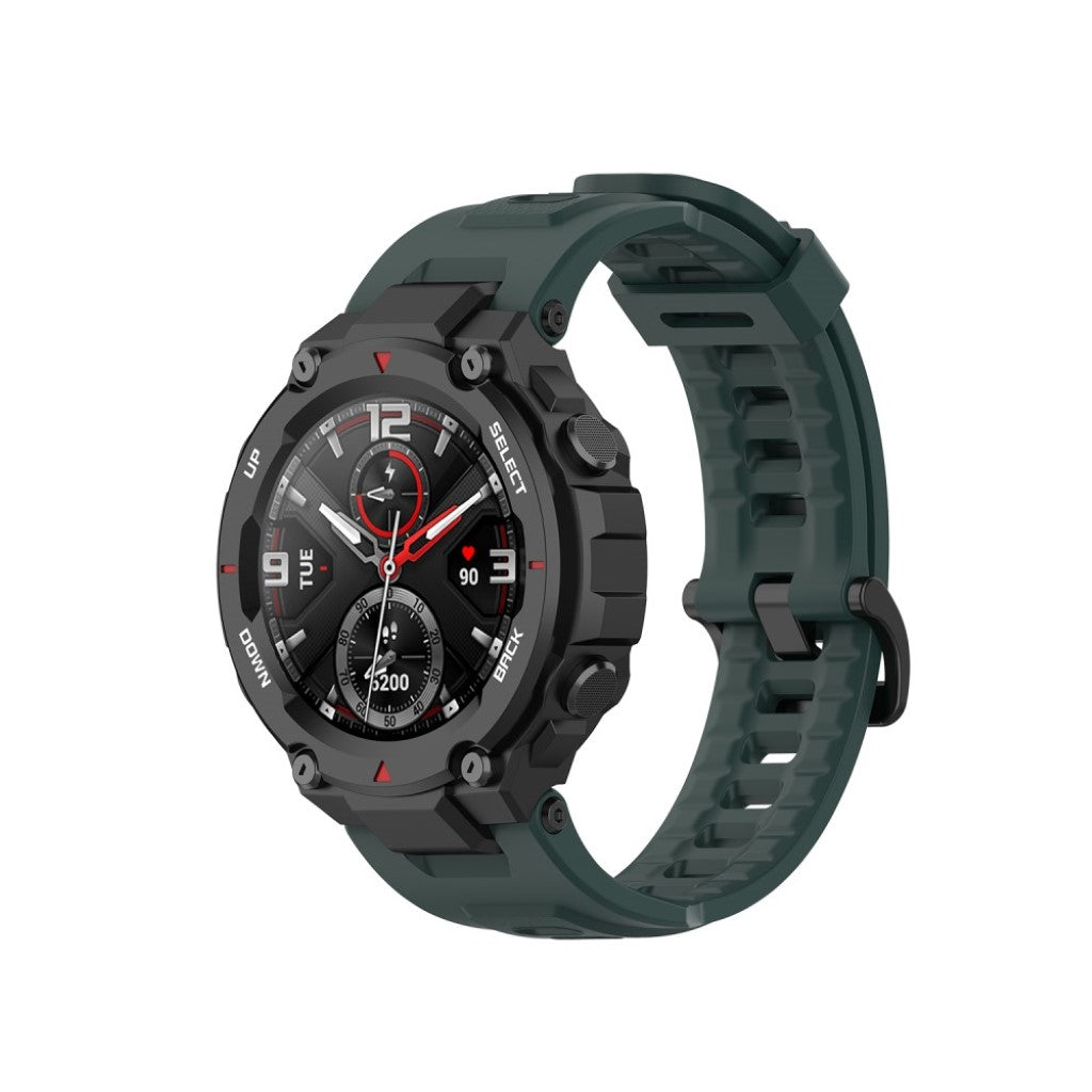Meget komfortabel Amazfit T-Rex Silikone Rem - Grøn#serie_3