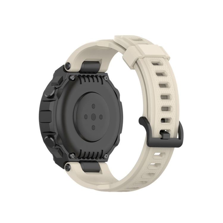 Meget komfortabel Amazfit T-Rex Silikone Rem - Beige#serie_5