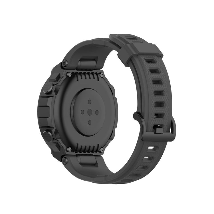 Meget komfortabel Amazfit T-Rex Silikone Rem - Sølv#serie_7