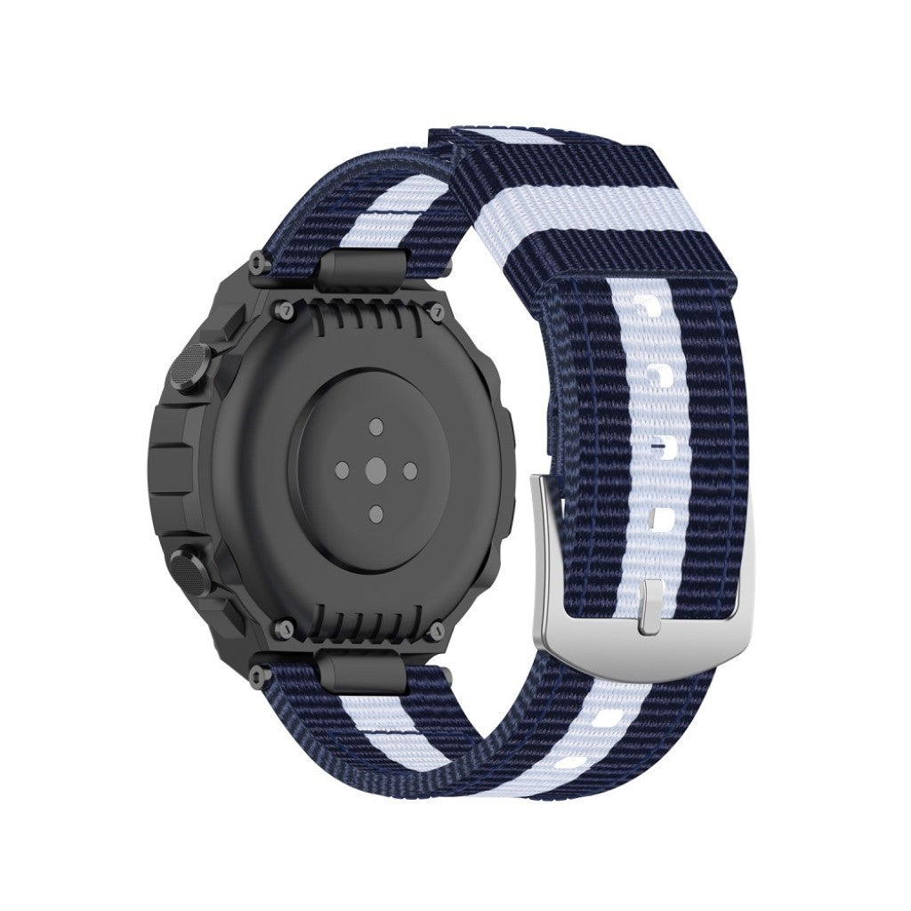 Kønt Amazfit T-Rex Nylon Rem - Blå#serie_8