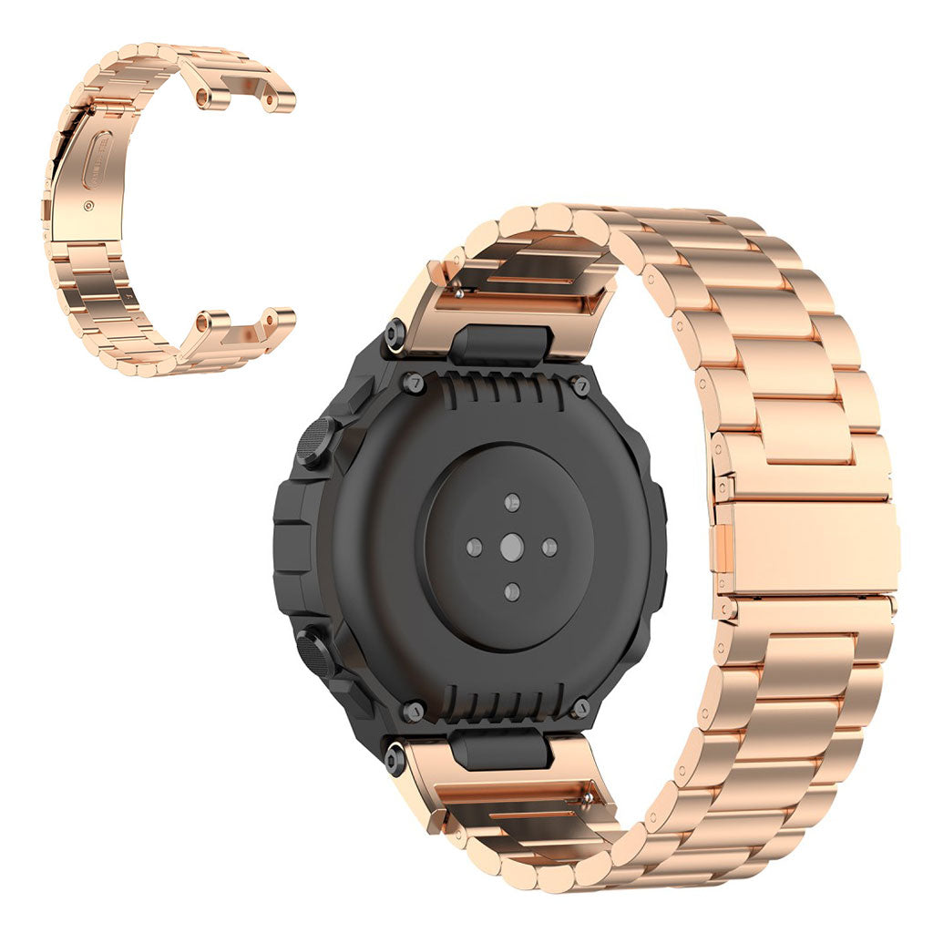 Amazfit T-Rex Pro / T-Rex stainless steel watch band - Rose Gold#serie_1