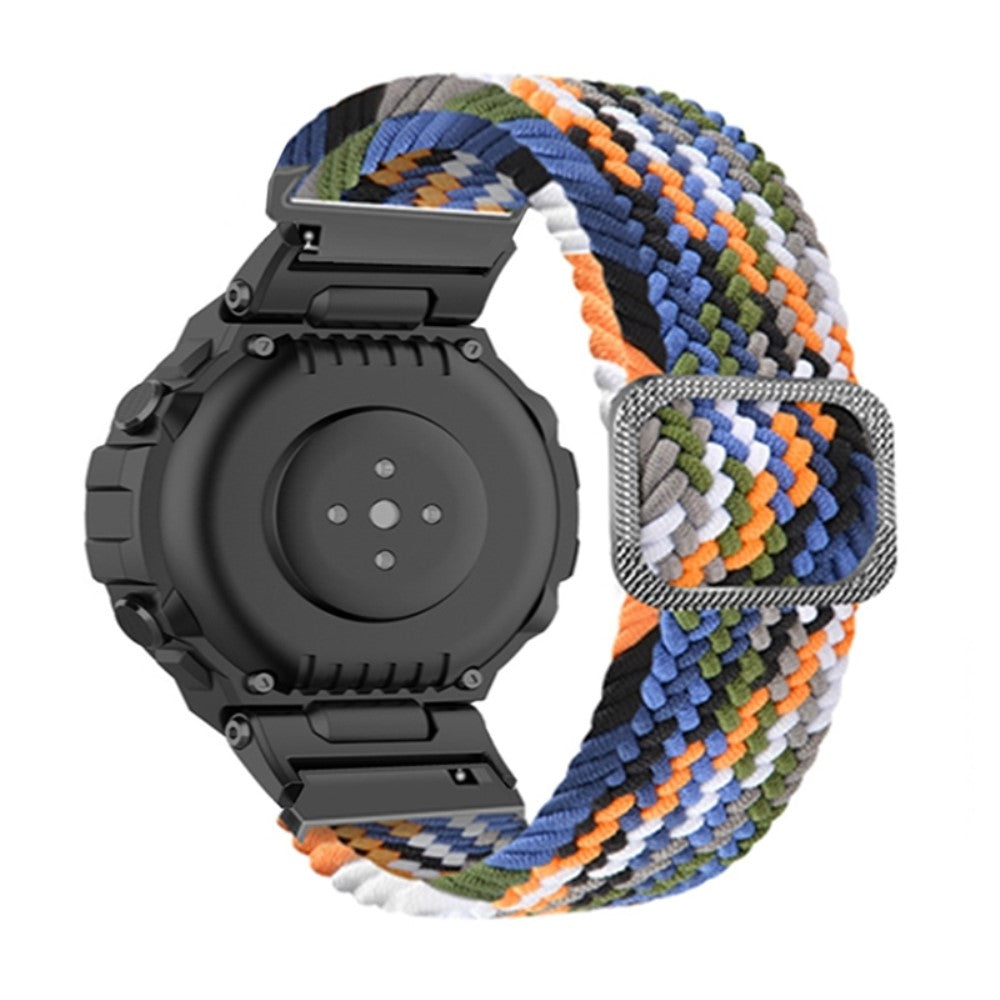 Kรธnt Amazfit T-Rex Pro / Amazfit Ares Nylon Rem - Flerfarvet#serie_1