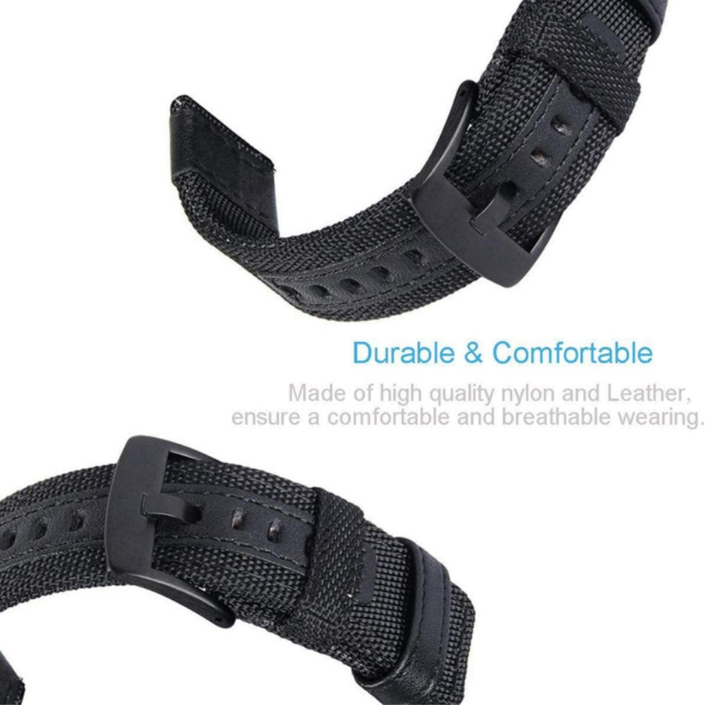 Mega godt Amazfit T-Rex Pro / Amazfit Ares Stof Urrem - Sort#serie_3