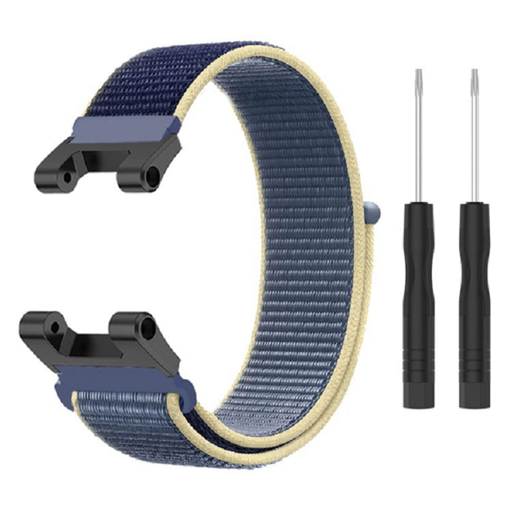 Meget flot Amazfit T-Rex Pro / Amazfit Ares Stof Urrem - Blå#serie_2