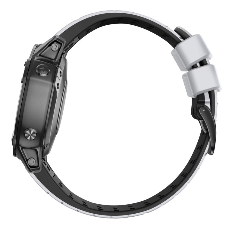 Super Sejt Silikone Universal Rem passer til Smartwatch - Hvid#serie_1