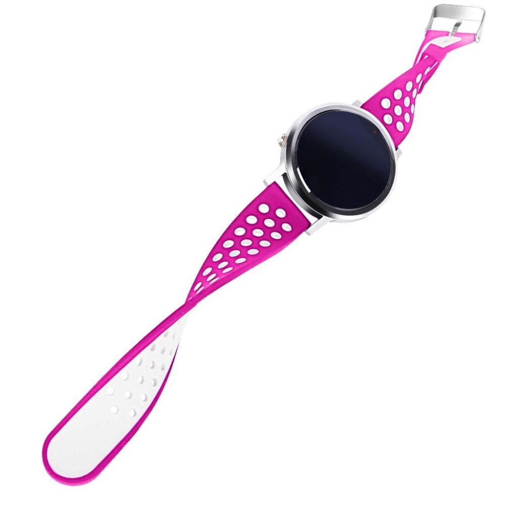 Meget hårdfør Universal Fossil Silikone Rem - Pink#serie_8