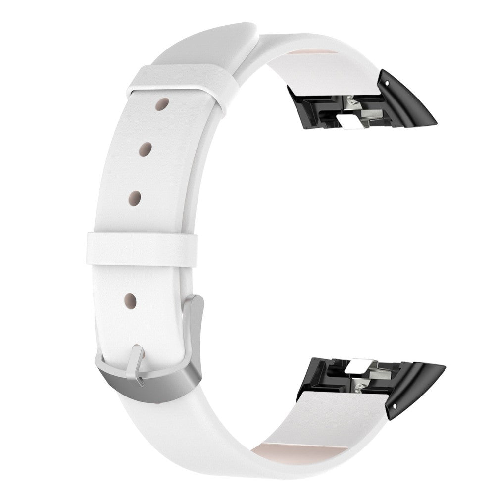 Rigtigt Godt Kunstlรฆder Universal Rem passer til Smartwatch - Hvid#serie_1