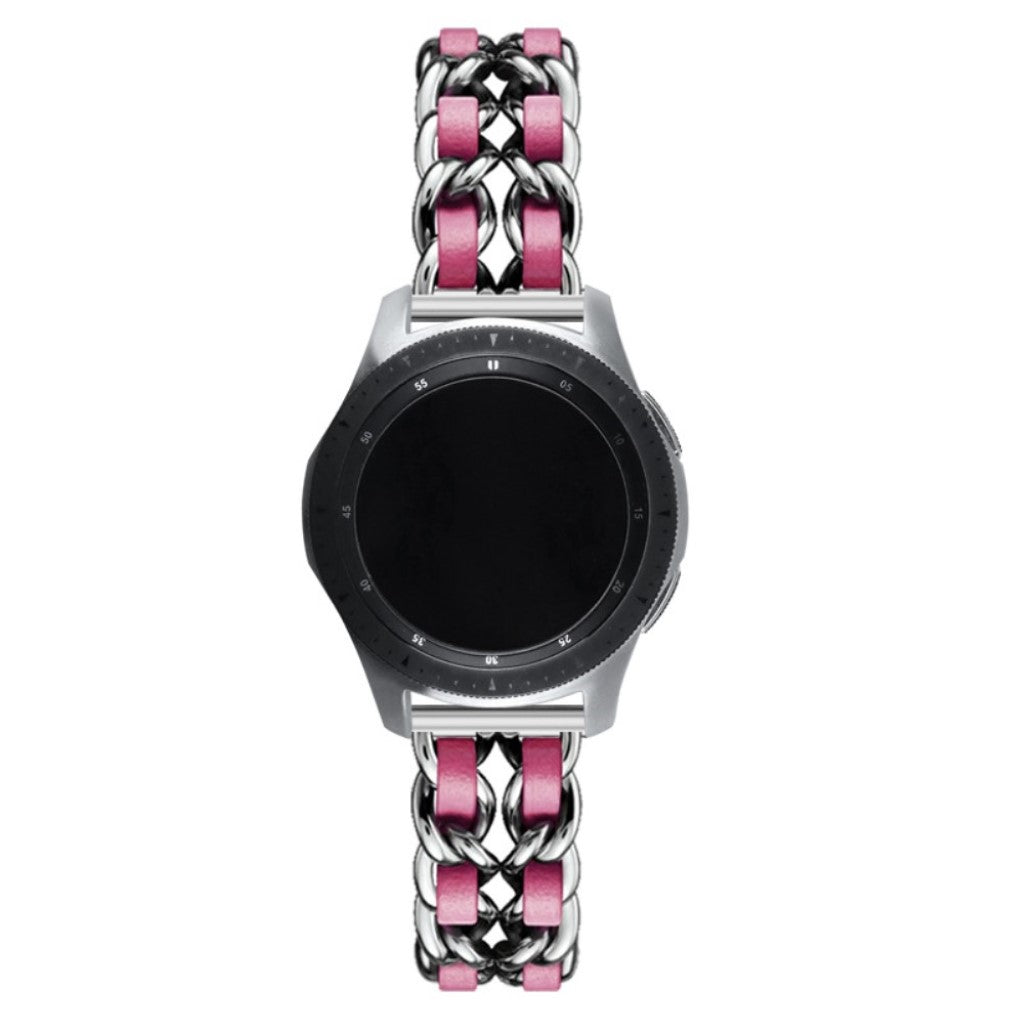 Helt vildt smuk Universal Metal og Kunstlæder Rem - Hvid#serie_10