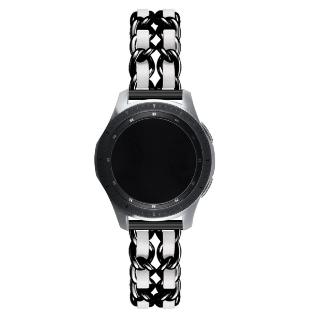 Helt vildt smuk Universal Metal og Kunstlæder Rem - Sort#serie_2