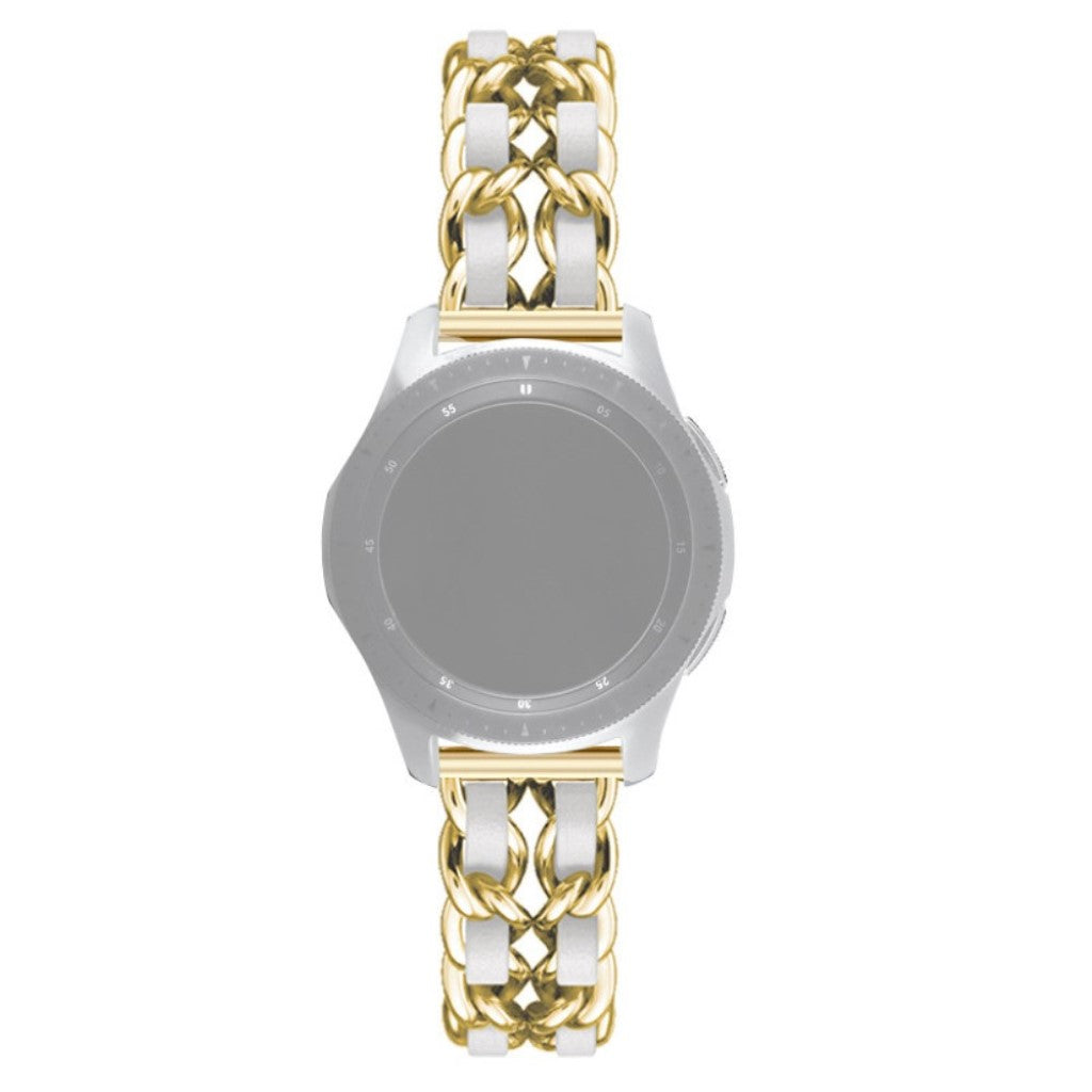 Helt vildt smuk Universal Metal og Kunstlæder Rem - Guld#serie_3