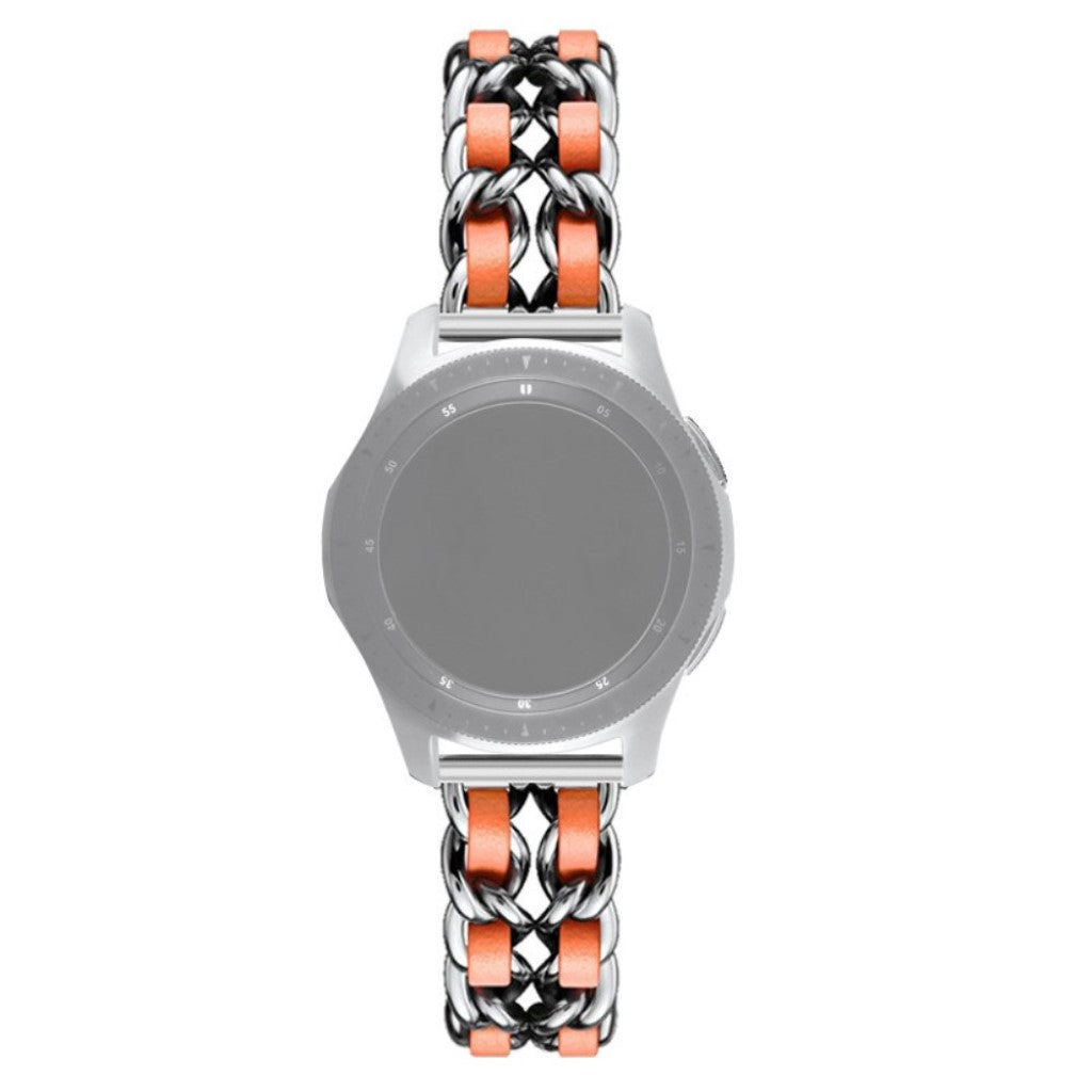 Helt vildt smuk Universal Metal og Kunstlæder Rem - Orange#serie_7