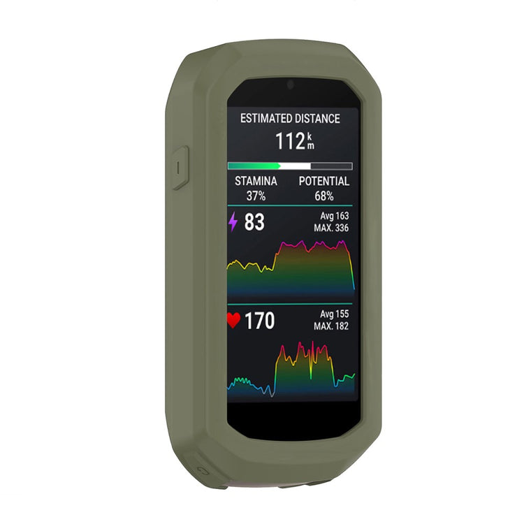 Garmin Edge 1050 Silicone Protective Case Bike Cycling Computer Cover - Dark Green#serie_5