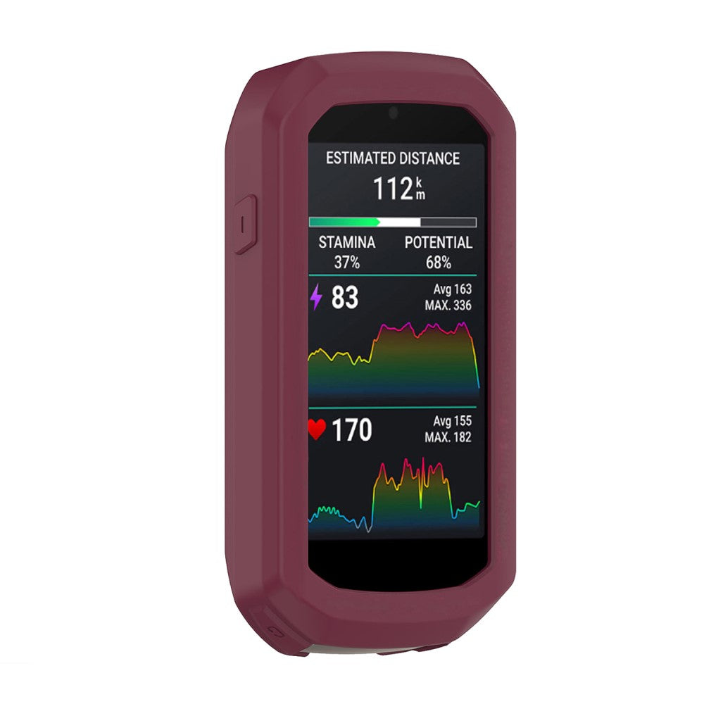 Garmin Edge 1050 Silicone Protective Case Bike Cycling Computer Cover - Wine Red#serie_7