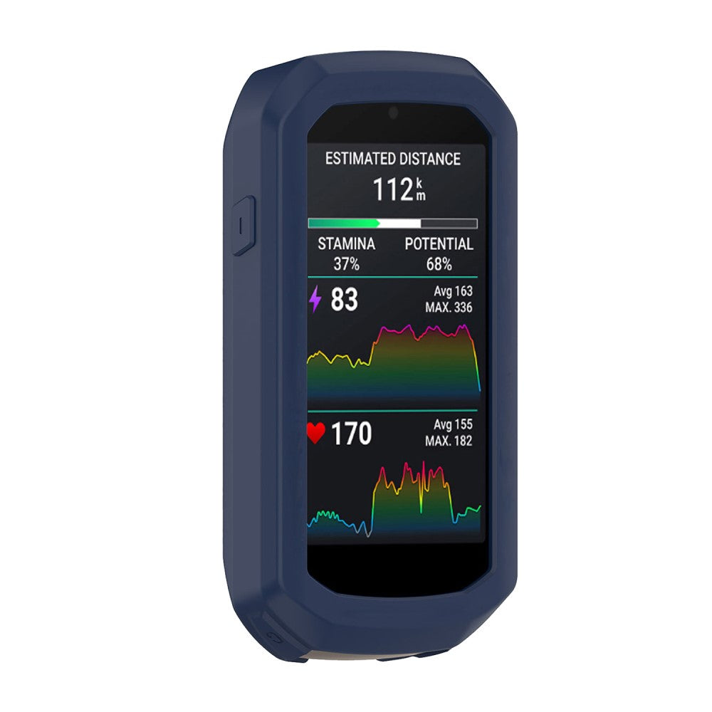 Garmin Edge 1050 Silicone Protective Case Bike Cycling Computer Cover - Midnight Blue#serie_10