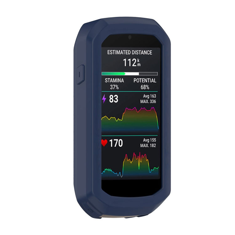 Garmin Edge 1050 Silicone Protective Case Bike Cycling Computer Cover - Midnight Blue#serie_10