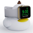 Standaard Houder Apple Watch Series Oplader CUTE DUCK Series Siliconen Oplaaddock (zonder oplader)