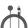 1m Plastic En Siliconen / Tpu Apple Smartwatch Draadloos USB Type-C Oplaadkabel
