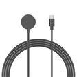 1m Plastic En Siliconen / Tpu Apple Smartwatch Draadloos Type-C Oplaadkabel