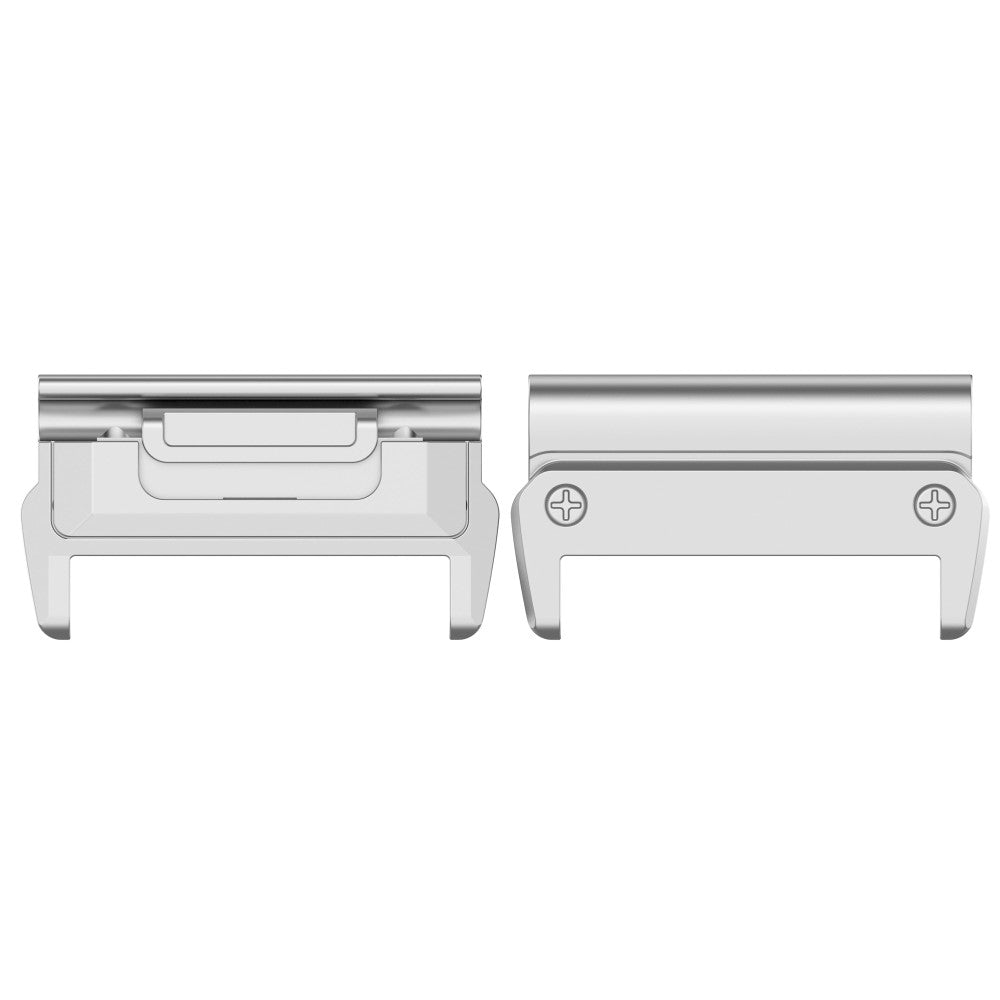 1 Pair 26mm Watchband Connector Garmin Fenix 8 51mm / Garmin Enduro 3 / Fenix 7X / Fenix 7X Pro Watch Band Metal Adapter - Silver#serie_1