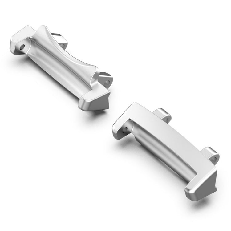 1 Pair Watchband Connector Huami Amazfit T-Rex 3 22mm Watch Strap Metal Adapter - Silver#serie_2