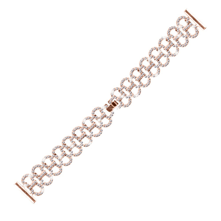 Samsung Galaxy Watch4 Classic 42mm / 46mm Replacement Alloy Wrist Strap Rhinestone Decor Watch band  - Rose Gold#serie_1