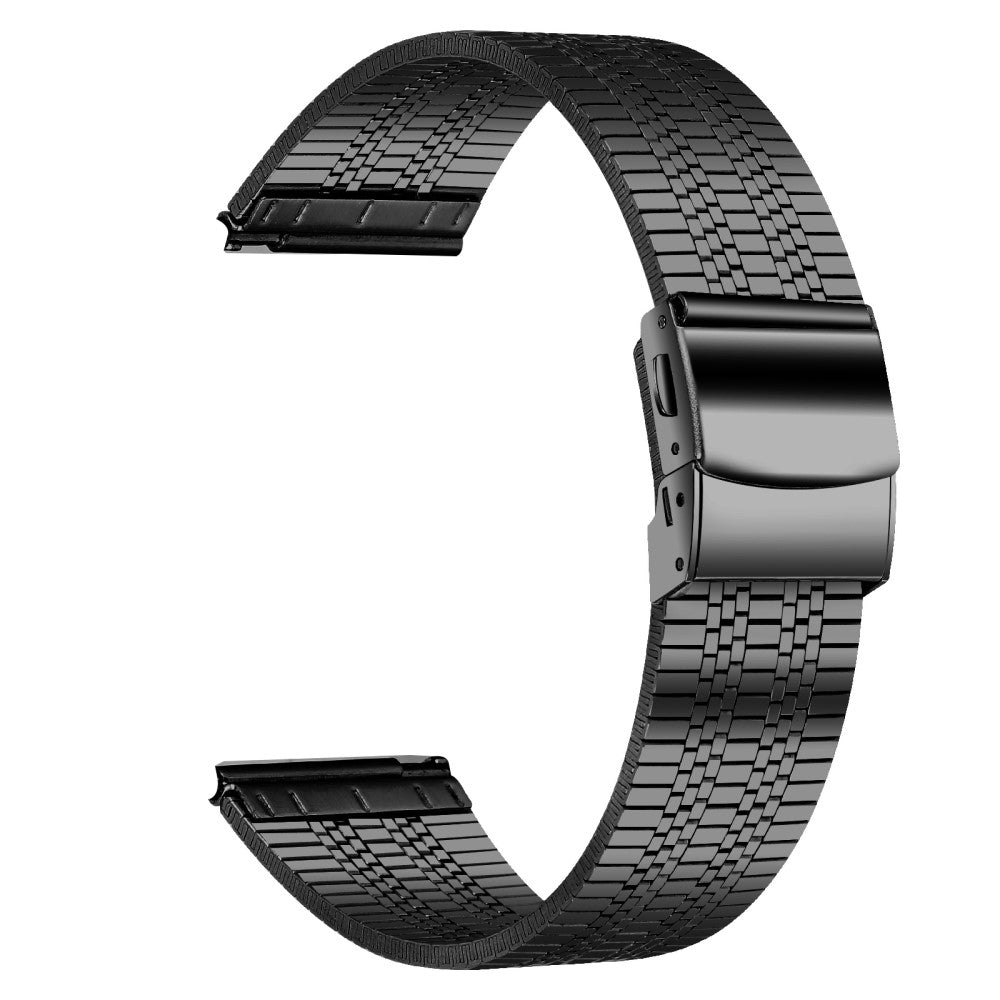 Samsung Galaxy Watch 46mm Stainless Steel Watch Band Stylish 22mm Replacement Wrist Strap - Black#serie_2