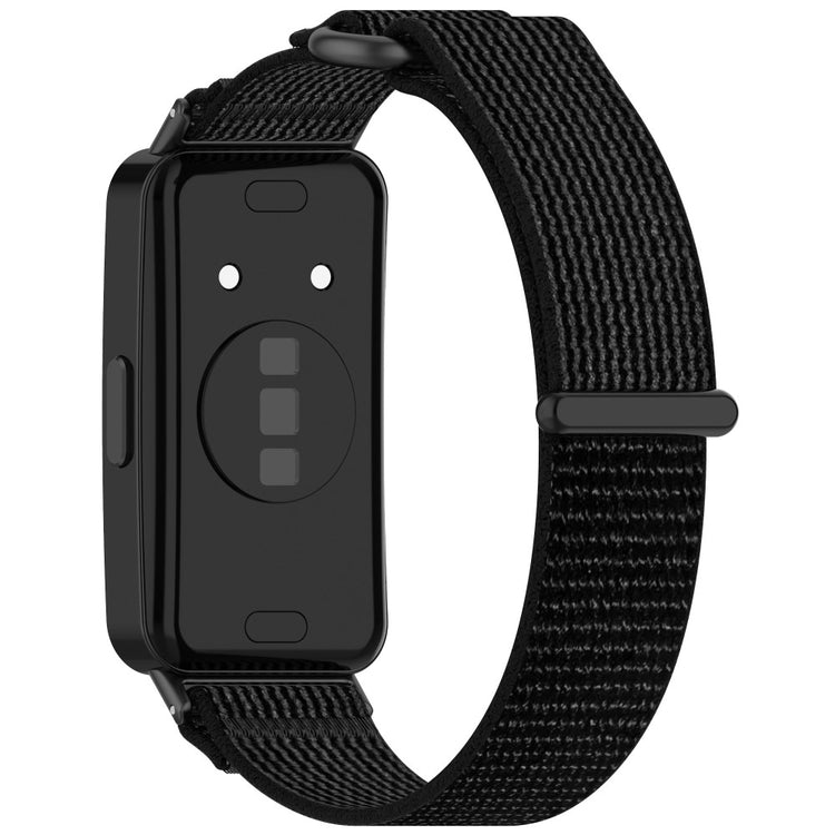 Huawei Band 9 / Band 9 NFC / Band 8 / Band 8 NFC Strap Nylon Sport Loop Watch Bands - Black+Grey#serie_1