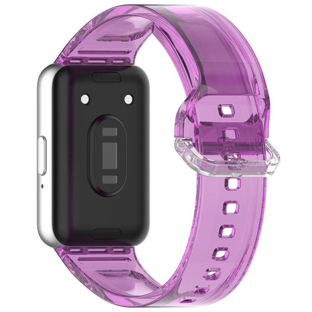 Samsung Galaxy Fit3 R390 Flexible Watch Band Change Color Wrist Strap - Purple#serie_5