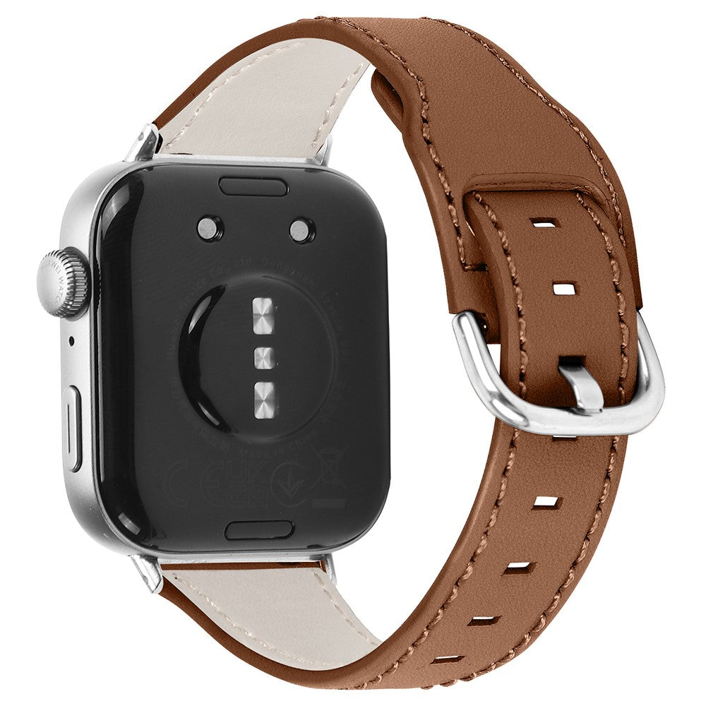 Huawei Watch Fit 3 Vegan Leather Band Slim Watch Strap - Brown#serie_6