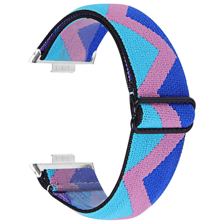 Huawei Watch Fit 3 Nylon Watch Strap Pattern Print Adjustable Elastic Wrist Band - 1##serie_1