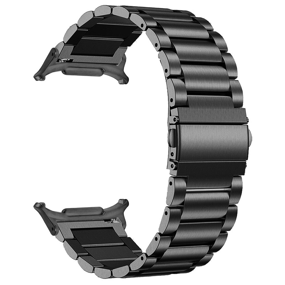 Samsung Galaxy Watch Ultra 47mm Watch Band 3-Bead Stainless Steel Metal Strap - Black#serie_2