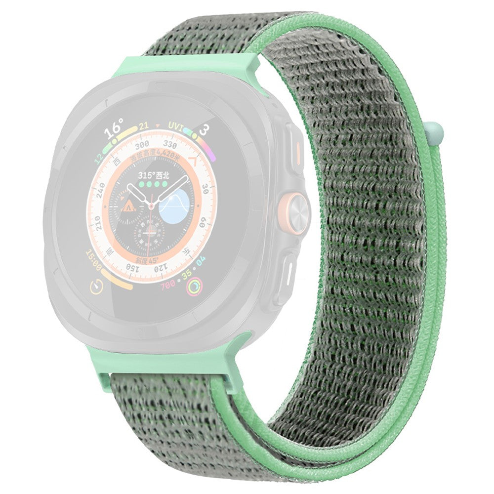 Samsung Galaxy Watch Ultra 47mm Adjustable Braided Nylon Band Replacement Wrist Strap - Green#serie_11