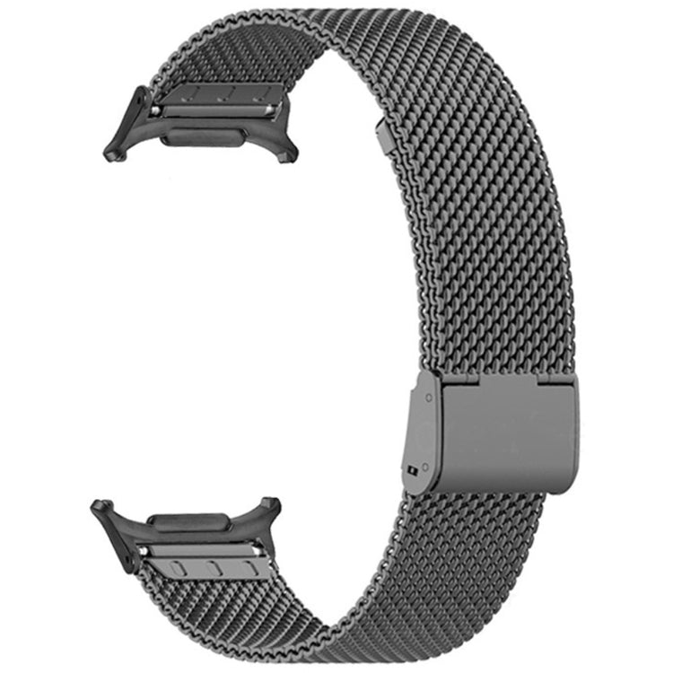 Samsung Galaxy Watch Ultra 47mm Stainless Steel Band Milanese Watch Strap with Lock Buckle - Black#serie_2