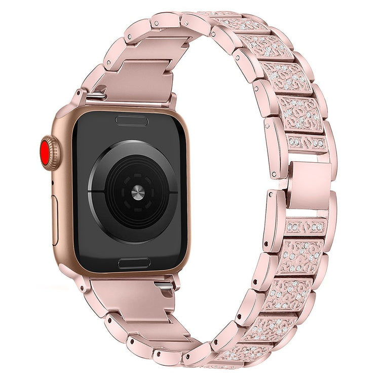 Apple Watch Series 41mm - 40mm - 38mm S Pattern Metal Strap - Rose Pink#serie_2