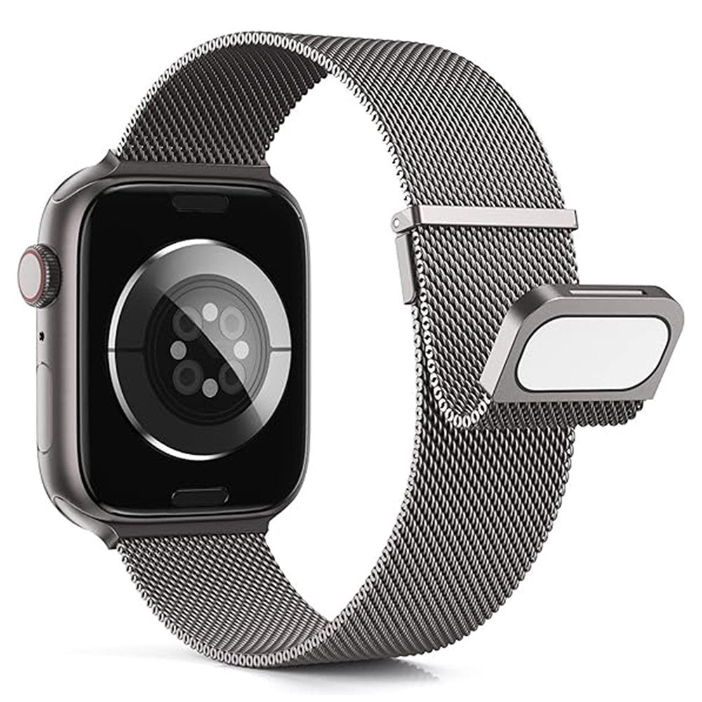 KALEBOL Apple Watch Series 41mm - 40mm - 38mm Milanese Mesh Strap Magnetic Watch Band - Grey#serie_2