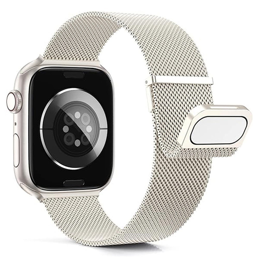 KALEBOL Apple Watch Series 49mm - 45mm - 44mm - 42mm Milanese Magnetic Watch Strap - Starlight#serie_6